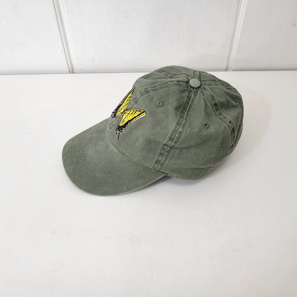 ECO Embroidered Baseball Cap Butterfly New without Tag - Picture 2 of 4